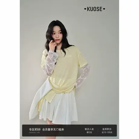 阔色白色宽松休闲裤短裤女装2025夏季新款肌理感高腰显瘦a字裙裤商品大图