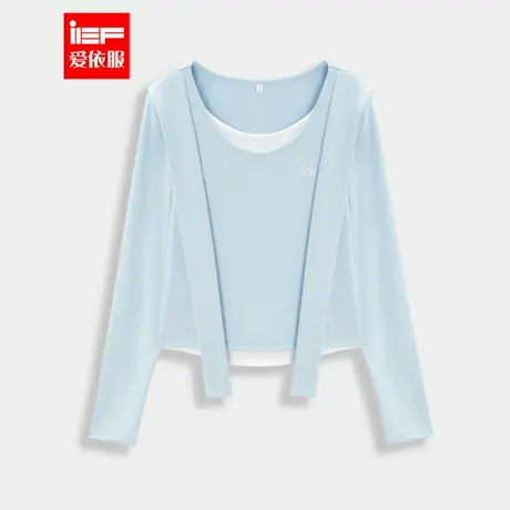 IEF/爱依服【微胖】大码女装2025秋季新款韩版通勤气质设计感上衣图片