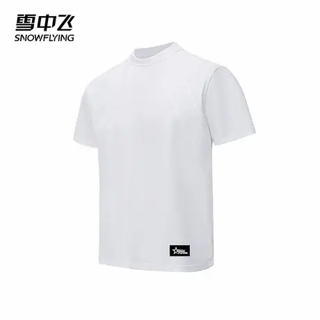 SNOW FLYING/雪中飞短袖男夏季潮流百搭男士大码运动篮球体恤衫商品大图
