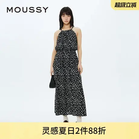 MOUSSY 夏季南法度假风露腰碎花吊带连衣裙028HSA30-1261商品大图