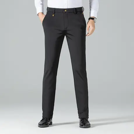 高端西裤春夏男士西装裤通勤面试正装长款男直筒宽松百搭休闲裤商品大图