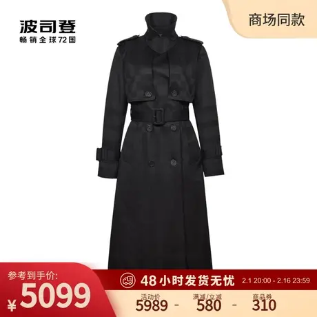 【首创波司登风衣羽绒服】新款女士长款防风防水商务外套商品大图