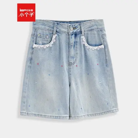 IEF/爱依服2025夏季新款韩版时尚设计感休闲通勤百搭牛仔五分裤图片