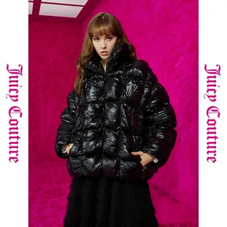 Juicy Couture橘滋春夏新款女装上衣外套90白鸭绒泡芙黑羽绒服女商品大图