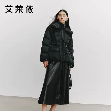 别致双层领短款羽绒服商品大图