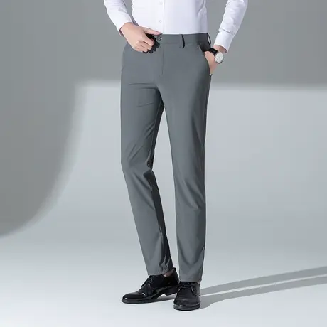 商务西装裤男正装春夏弹力黑色灰色休闲裤子春秋2024新款西裤修身商品大图