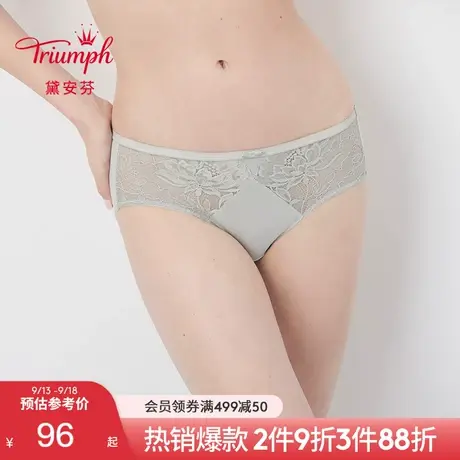 Triumph/黛安芬纯净悠然性感蕾丝舒适柔软中腰平角内裤女87-2254图片