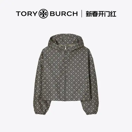 TORY BURCH 汤丽柏琦 T MONOGRAM 提花连帽外套151717图片
