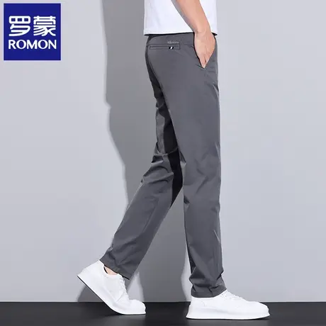罗蒙男士休闲裤2025新款宽松直筒潮流青年百搭舒适透气长裤N1Z图片