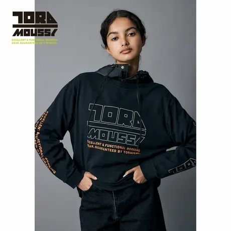 TORAICH x MOUSSY 新品休闲风印花长袖运动长袖T恤010HSQ01-0000图片