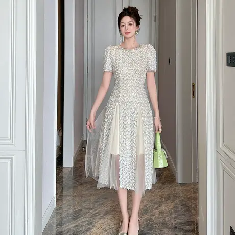 超仙漂亮设计师连衣裙商品大图