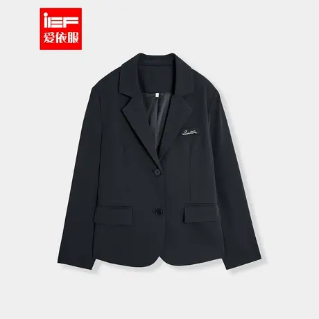 IEF/爱依服外套2024春季新款【大码女装】时尚休闲百搭梭织中西装商品大图