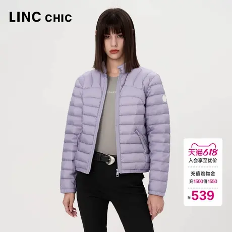 LINCCHIC金羽杰羽绒服女款2024新款短款轻薄羽绒服女外套1155商品大图
