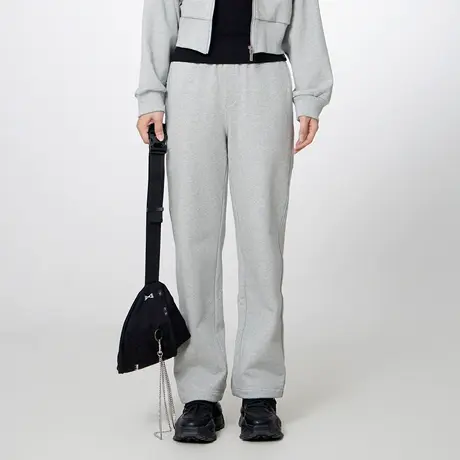 odbo/欧迪比欧原创设计百搭舒适休闲卫裤女新款运动宽松长裤图片