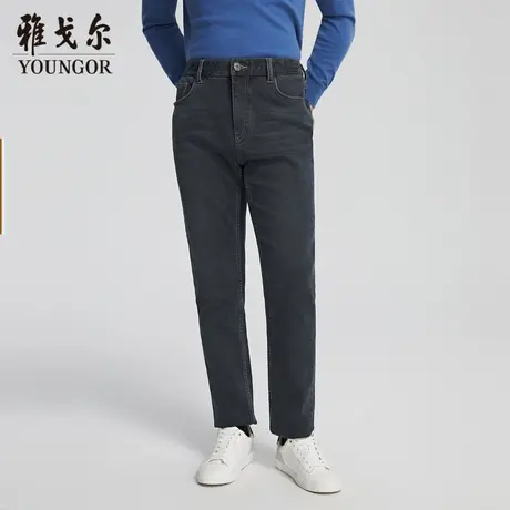 【商场同款】雅戈尔男士牛仔裤秋冬新款官方商务休闲牛仔长裤男图片