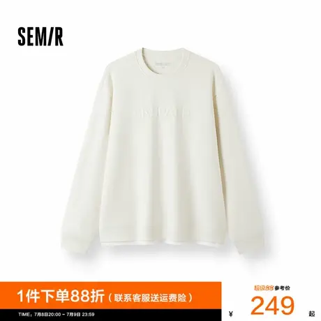 森柔棉|商场同款森马XCNSPACE航天合作卫衣男假两件秋装2025新款图片