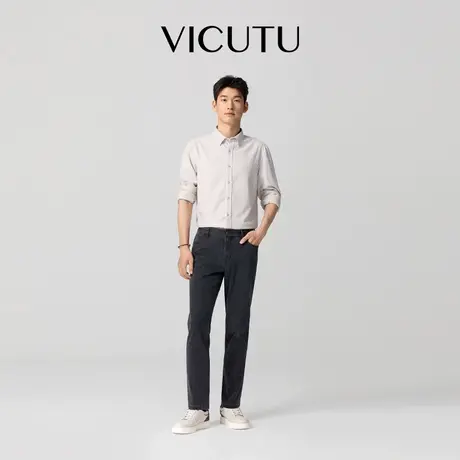 VICUTU威可多男士牛仔裤秋季舒适亲肤裤商务通勤休闲时尚百搭长裤图片