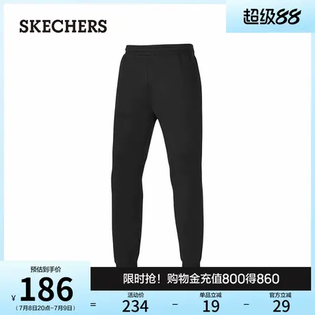 Skechers斯凯奇夏男长裤宽松修身束脚裤休闲裤运动裤轻质柔软细腻图片