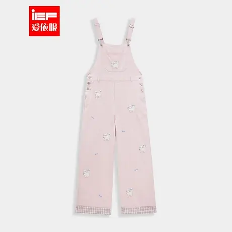 IEF/爱依服2025夏季新款韩版甜美减龄少女风休闲宽松百搭背带裤商品大图