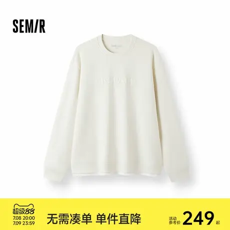 森柔棉|商场同款森马XCNSPACE航天合作卫衣男假两件秋装2025新款图片