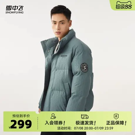 雪中飞2025冬清仓爆款男士短款羽绒服简约时尚商务休闲商品大图