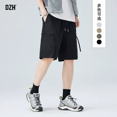 男生美式休闲运动中裤短裤男2025夏新款潮牌痞帅炸街五分裤子男款商品大图