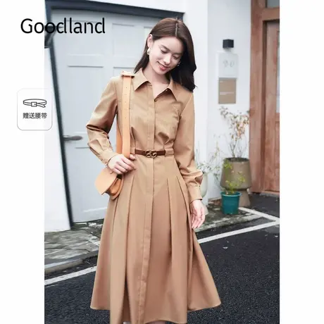 Goodland美地2024秋季新款连衣裙商品大图