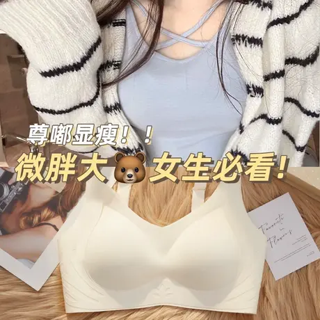 汕头内衣女小胸聚拢收副乳防下垂软支撑防外扩固定杯调整型文胸罩图片