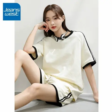 KV真维斯黑色冰丝裤女新款夏薄款小个子阔腿裤高腰垂感裤子防晒裤商品大图