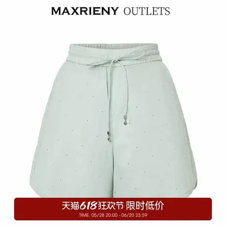 【奥莱】MAXRIENY通勤风A字阔腿短裤秋季热裤女商品大图