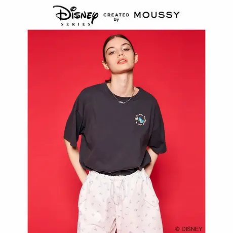 MOUSSY 夏季迪士尼联名白雪公主短袖T恤女010HSY90-0190图片