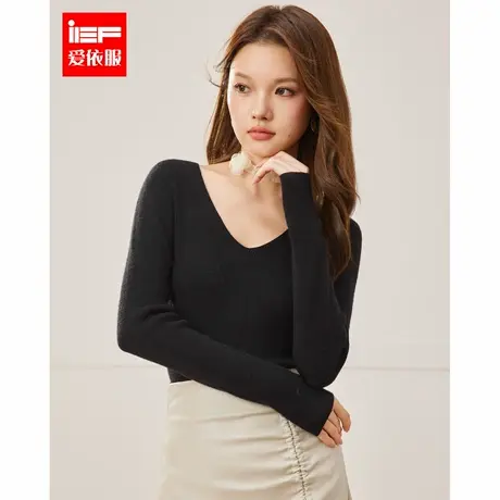 IEF/爱依服2024秋季新款【DNA系列】无缝一体气质百搭毛织打底衣商品大图