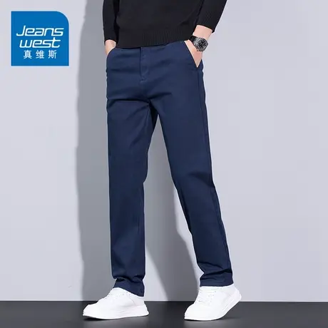 KZ真维斯直筒高端休闲长裤男士宽松2025年新款潮牌男裤子春秋冬季图片