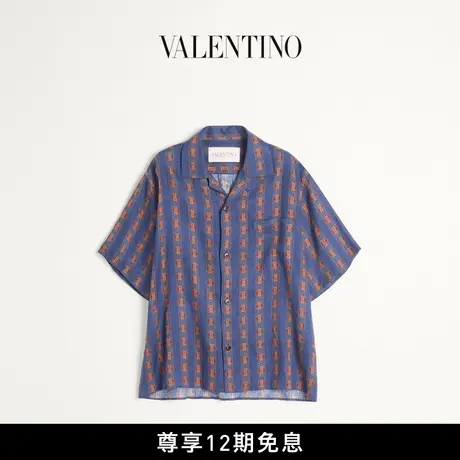 [12期免息]华伦天奴VALENTINO男士VOYAGE IMAGINAIRE 保龄球衬衫图片