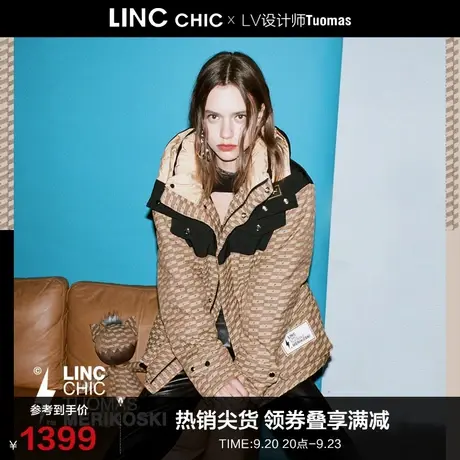 LINCCHIC金羽杰羽绒服女设计师联名X胶囊系列派克羽绒服N22802505商品大图