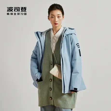 波司登奥莱羽绒服GORE-TEX INFINIUM™女户外连帽防风鹅绒服图片