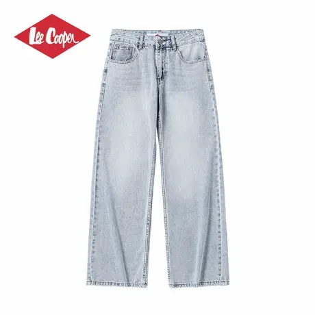 Lee Cooper/李库珀 潮流复古牛仔裤女2025夏季新款高腰显瘦直筒裤图片