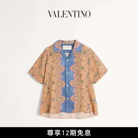 [12期免息]华伦天奴VALENTINO男士VOYAGE IMAGINAIRE 保龄球衬衫图片