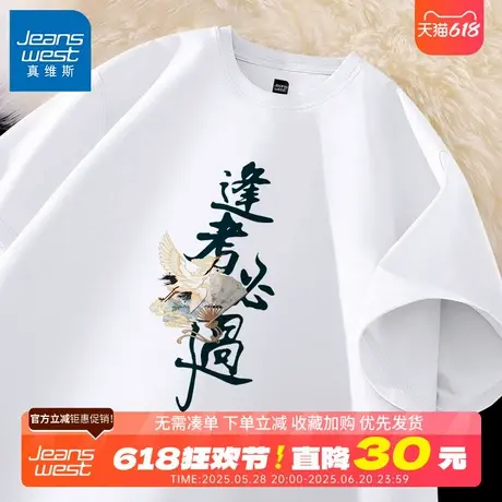 GV真维斯高考专用t恤男夏季上岸逢考必过衣服短袖加油送考上衣B图片