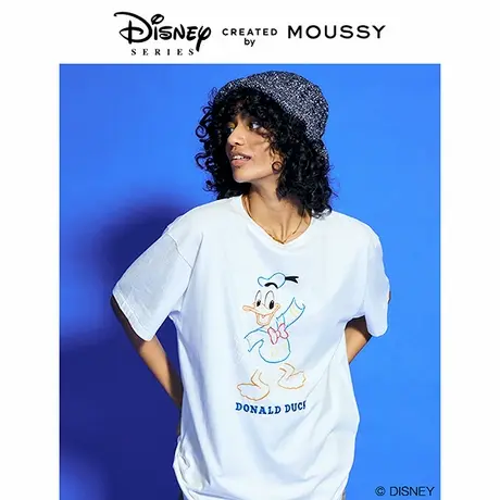 MOUSSY 夏季迪士尼联名俏皮唐老鸭宽松T恤010HSY90-0520图片