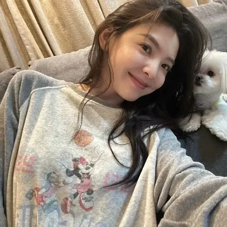 东大门2024早秋新款卡通插肩袖宽松毛巾料长袖T恤女打底衫上衣服商品大图