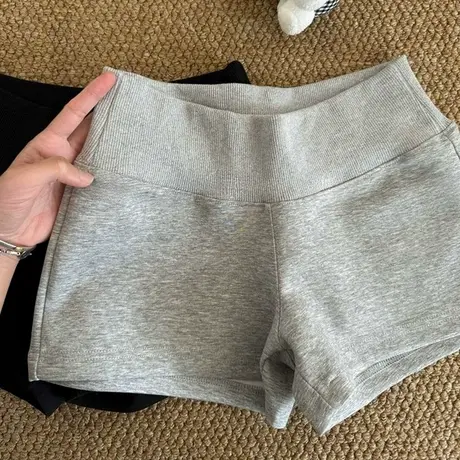 辣妹a字高腰阔腿休闲短裤女夏季韩版百搭外穿居家运动跳舞热裤潮图片