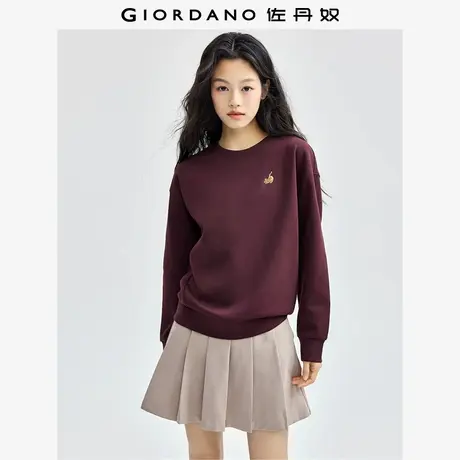 佐丹奴外套女装小老虎刺绣宽松圆领套头卫衣 05322784商品大图