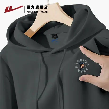 回力男士卫衣初秋款美式潮牌重磅连帽外套男生宽松秋装上衣帽衫K商品大图