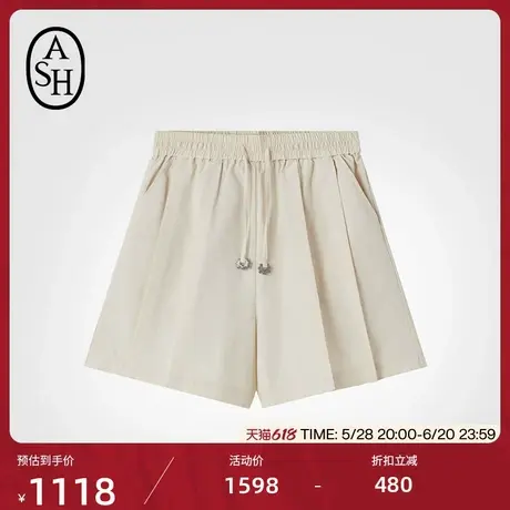 【ASH X NESPRESSO联名款】2025夏季新款GIOVE休闲百搭工装短裤女商品大图