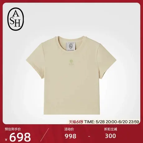 【ASH X NESPRESSO联名款】2025夏季新款MERCURIO短袖休闲百搭T恤商品大图
