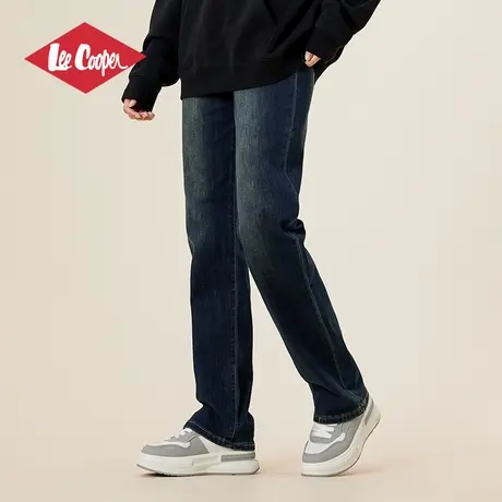 Lee Cooper高腰显瘦女春季水洗做旧长裤宽松直筒牛仔裤春夏裤子女商品大图