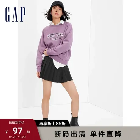 【断码优惠】Gap女装秋季学院风百褶裙427505复古潮流搭配半身裙图片