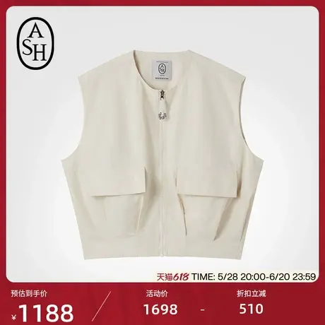 【ASH X NESPRESSO联名款】2025春夏新款SATURNO休闲背心工装马甲商品大图