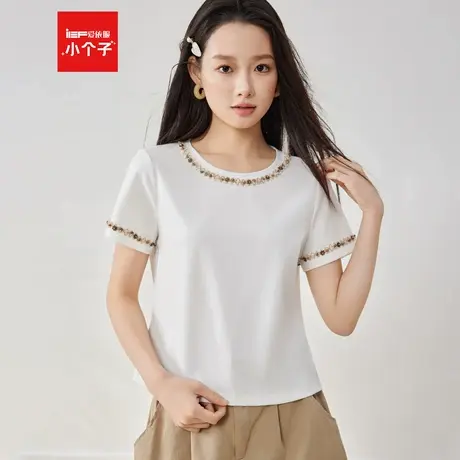 IEF/爱依服【小个子】短袖2025夏季新款度假风气质百搭减龄T恤图片